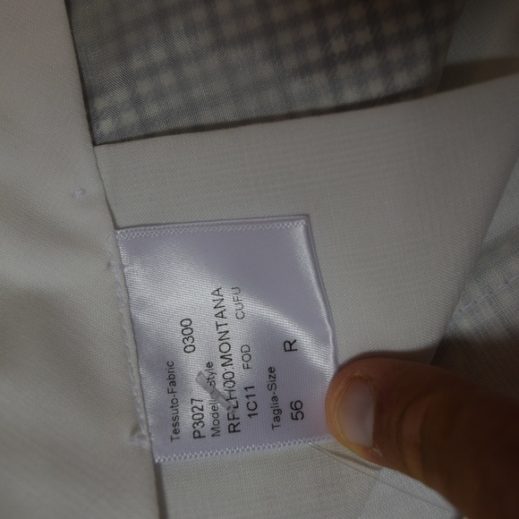 $960 Brioni Montana Blue Grey Silk Linen Pants 38 - Picture 6 of 8